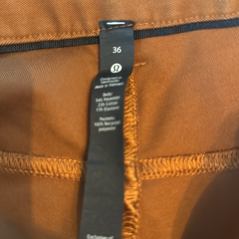 Lululemon Athletica Black and Brown Chinos - Picture 3 of 5